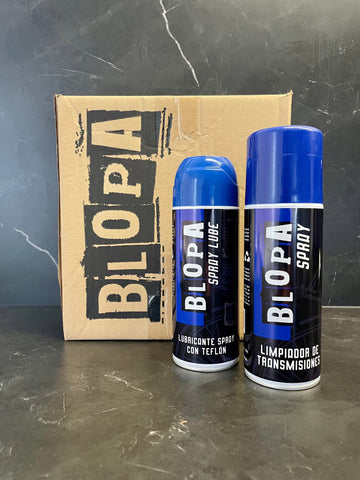 Kit Sprays BLOPA (limpia y lubrica)